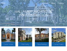 Tablet Screenshot of hallambertarchitecture.com